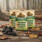 Haselglut Grillkohle aus Nusschalen